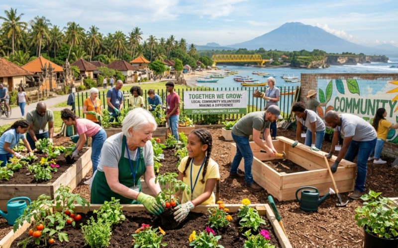 volunteering to local community