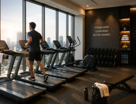 benefits of using a hotel gym while traveling
